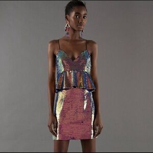Zara Sequin Mini Dress S